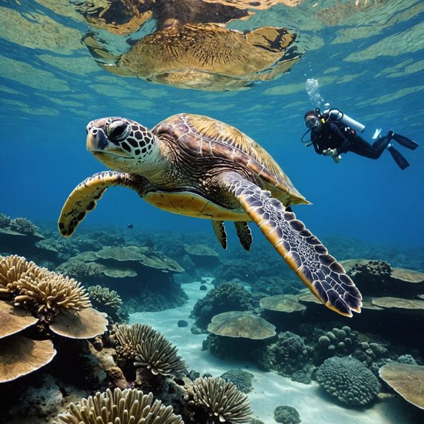 Quels sont les meilleurs spots pour faire de la plongée avec les tortues marines à Hawaï, USA?