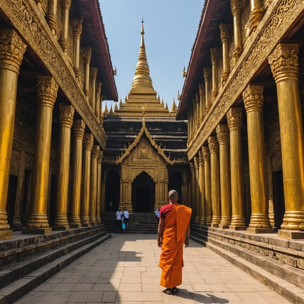 Comment organiser une croisière pour visiter les temples bouddhistes en Birmanie ?