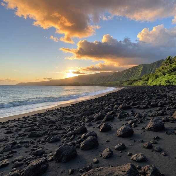 Comment organiser une randonnée sur les plages volcaniques d'Hawaï ?