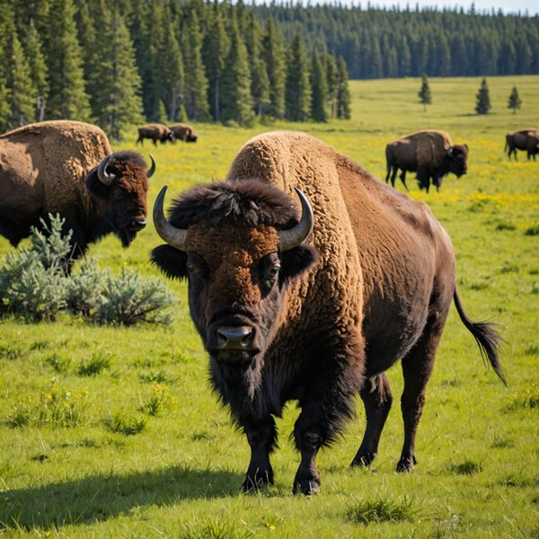 Comment choisir une croisière qui propose des visites des réserves de bisons en Amérique du Nord ?