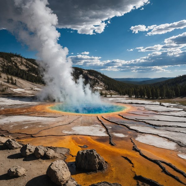 Comment planifier un voyage pour découvrir les geysers et sources chaudes du parc national de Yellowstone?