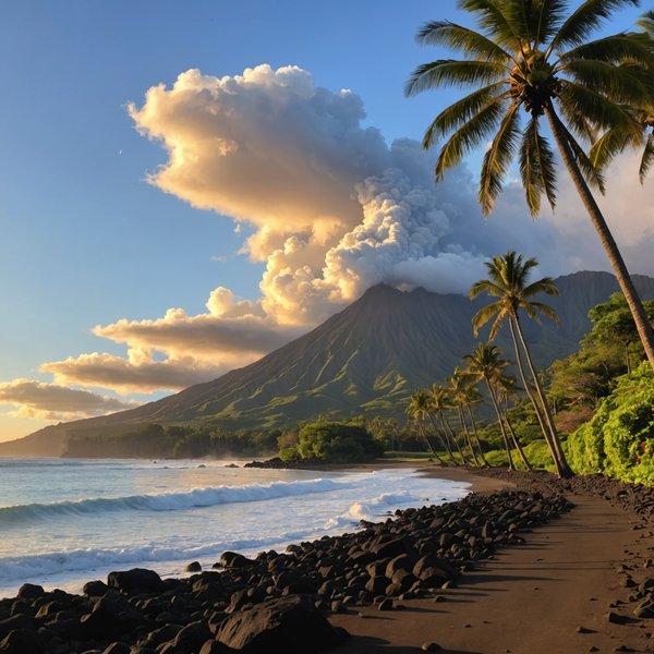 Où séjourner à Hawaï pour des vacances avec des randonnées sur des volcans et des cours de surf?